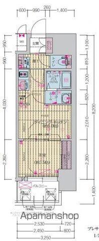 プレサンス上前津エレスタ(1DK/12階)の間取り写真