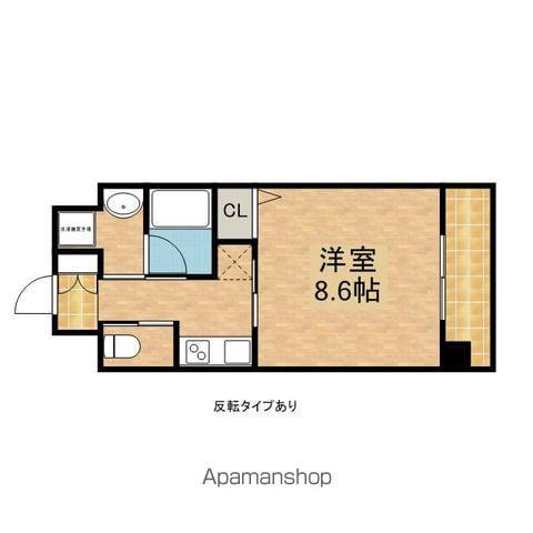 アヴァンドールIZUMISANOフロント・アヴァンドール泉佐野(1K/9階)の間取り写真