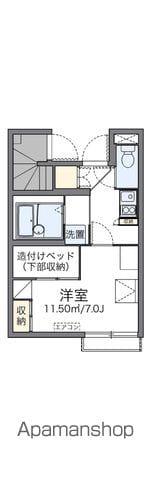 レオパレス幸玉(1K/1階)の間取り写真