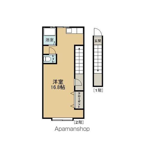 スペランサ(ワンルーム/2階)の間取り写真
