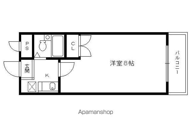 ACEIN向島(1K/3階)の間取り写真