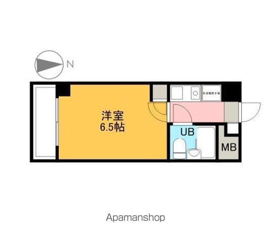 ホーユウコンフォルト愛宕大橋(1K/3階)の間取り写真