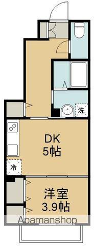 エクシリア東仙台Ⅰ(1DK/1階)の間取り写真