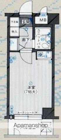 朝日プラザ博多Ⅱ(ワンルーム/5階)の間取り写真