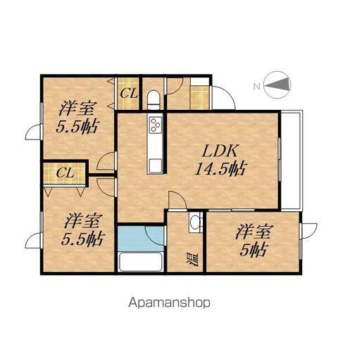 SHINKA26(3LDK/2階)の間取り写真