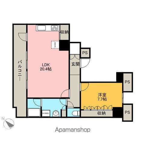 THE TOKYO TOWERS MIDTOWER(1LDK/30階)の間取り写真