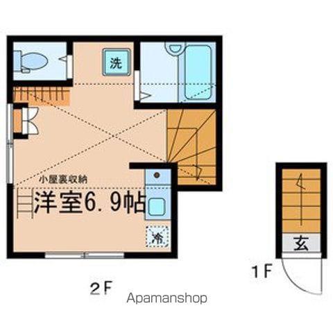 アペックス・下高井戸Ⅱ(ワンルーム/2階)の間取り写真