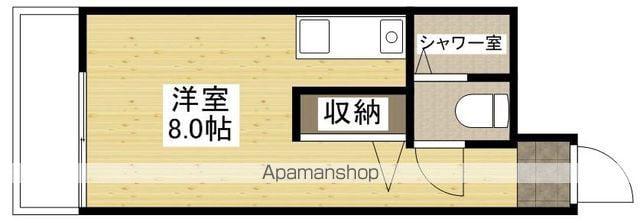 ラフィネ天満(ワンルーム/4階)の間取り写真