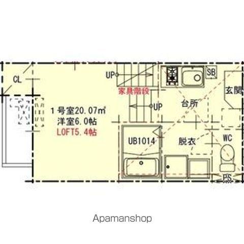 名古屋市桜通線 太閤通駅 徒歩5分 2階建 築8年(1K/2階)の間取り写真