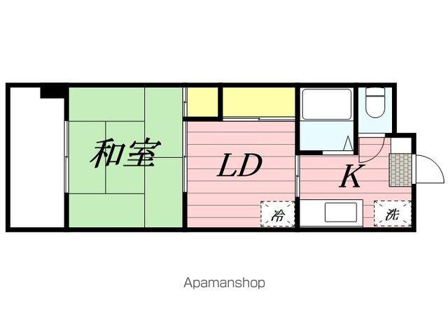 プレアール高松東(2K/4階)の間取り写真