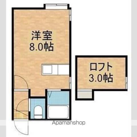 イゼルローン羊ヶ丘(ワンルーム/3階)の間取り写真