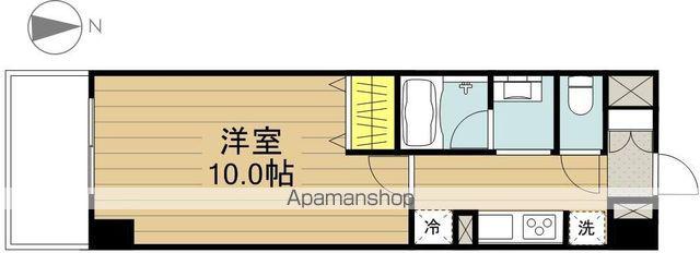 FOUNTAIN PARK SIDE 空(1K/3階)の間取り写真