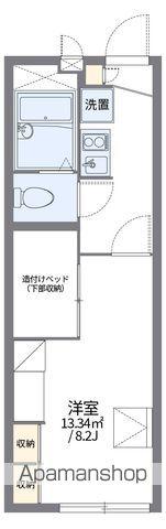 レオパレスSOLUCION4(1K/2階)の間取り写真
