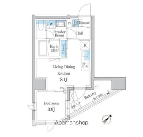 デュオフラッツ板橋大山(1LDK/10階)の間取り写真
