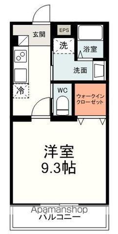 センチュリー11(1K/5階)の間取り写真