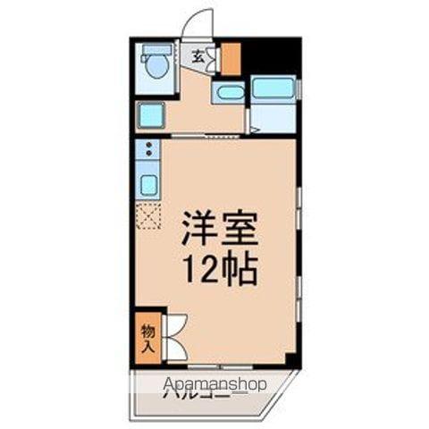 アートハイム八千代台(ワンルーム/2階)の間取り写真