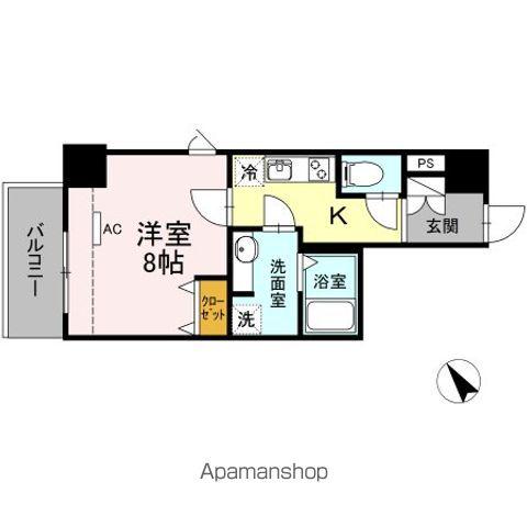 メゾン ド ミュシャ(1K/7階)の間取り写真