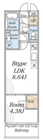 リブリ・曳舟Ⅱ(1LDK/1階)の間取り写真