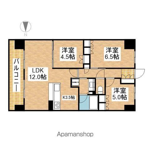 ラフィシア上前津(2SLDK/9階)の間取り写真