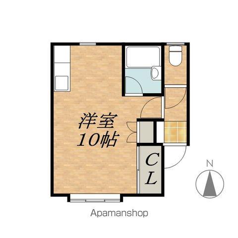 ハイグレース(ワンルーム/1階)の間取り写真