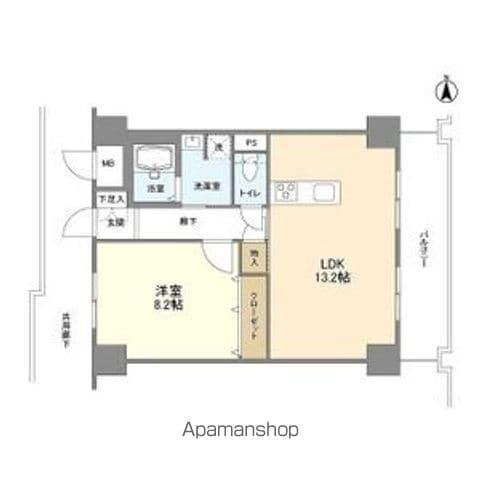 インプルーブ金山(1LDK/2階)の間取り写真
