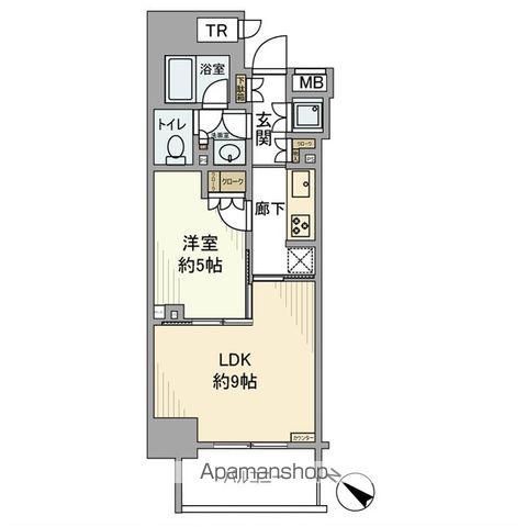 パークリュクス御茶ノ水(1LDK/12階)の間取り写真