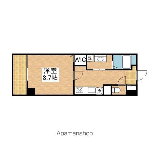 カスタリア新栄Ⅱ(1K/10階)の間取り写真