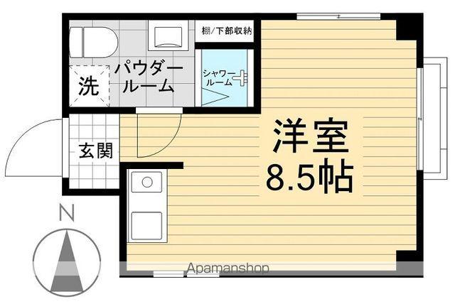 靖文社ビル(ワンルーム/3階)の間取り写真