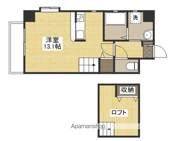 ARVADA BLD(ワンルーム/4階)の間取り写真