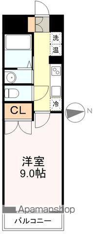 グレイスハイツ新寺(1K/10階)の間取り写真