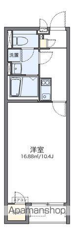 レオネクストグリーチネ(1K/2階)の間取り写真