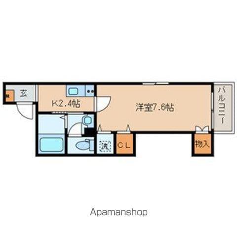 エムズ江北 2階階 間取り
