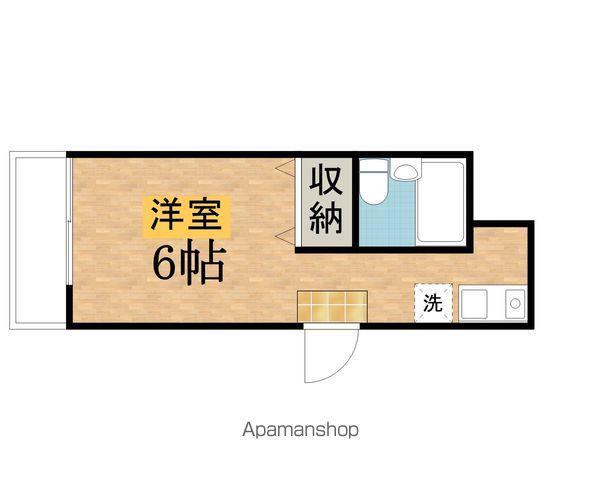 ハイツマイルド(1K/2階)の間取り写真