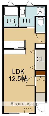 メゾンドカーム(1K/1階)の間取り写真