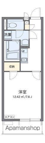 クレイノM TAMAKICHO(1K/3階)の間取り写真