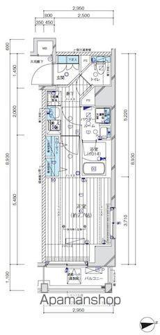 メインステージ八広(1K/2階)の間取り写真