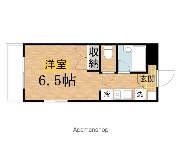 メゾンド・ドゥミュー(ワンルーム/1階)の間取り写真