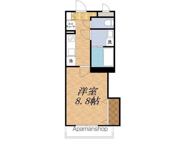 KOMAGANE FIVE(1K/3階)の間取り写真