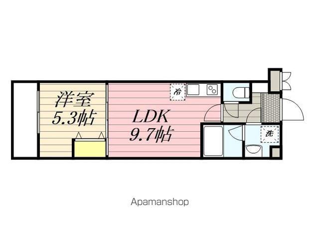 HF東武練馬レジデンス(1LDK/2階)の間取り写真