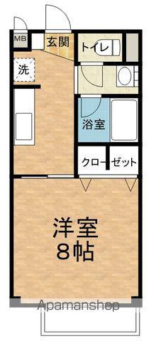 ADONIS(1K/2階)の間取り写真