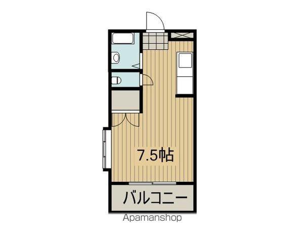 オクトワール宮崎西弐番館(ワンルーム/1階)の間取り写真
