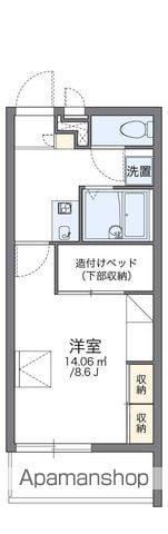 レオパレスアサクラⅣ(1K/2階)の間取り写真