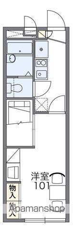 レオパレス長戸(1K/1階)の間取り写真