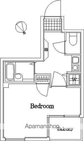 アイフェリーク日本橋(1K/5階)の間取り写真