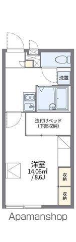 レオパレスジョイアスⅠ(1K/2階)の間取り写真