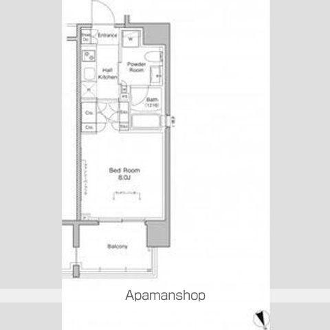 プラウドフラット東日本橋(1K/2階)の間取り写真