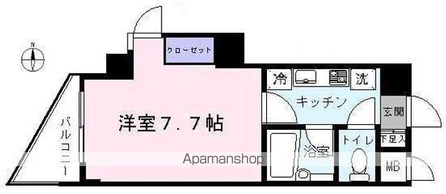 STATION1010(1K/5階)の間取り写真