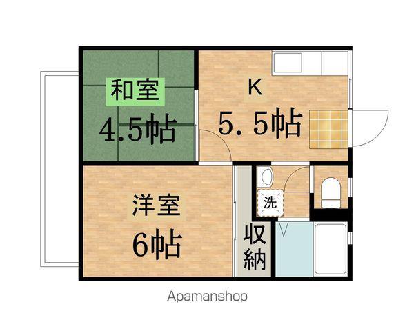 プチメゾン鈴栄(2K/1階)の間取り写真