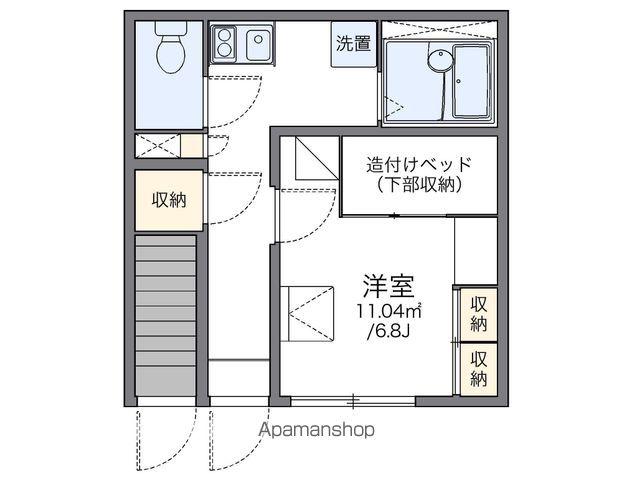 レオパレス南宮(1K/1階)の間取り写真