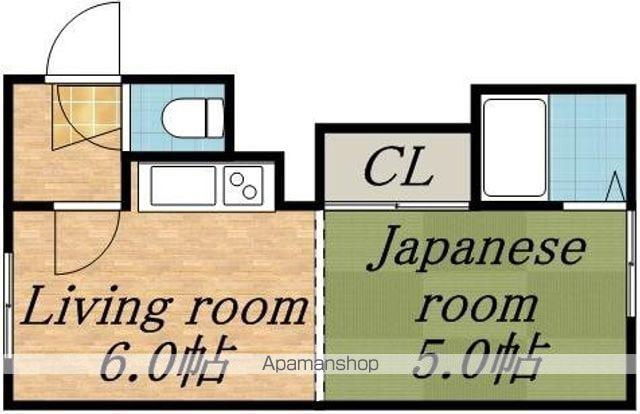 第1パレス藤(1LDK/1階)の間取り写真